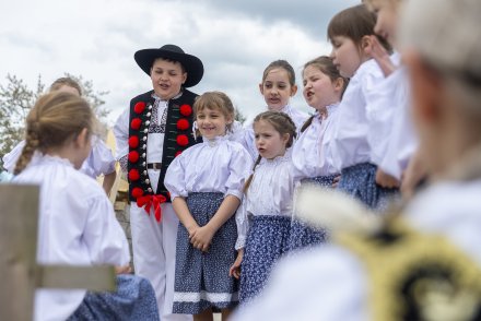 Wiślański Wygón Łowiec - występ Zespołu Regionalnego "Mała Wisła"